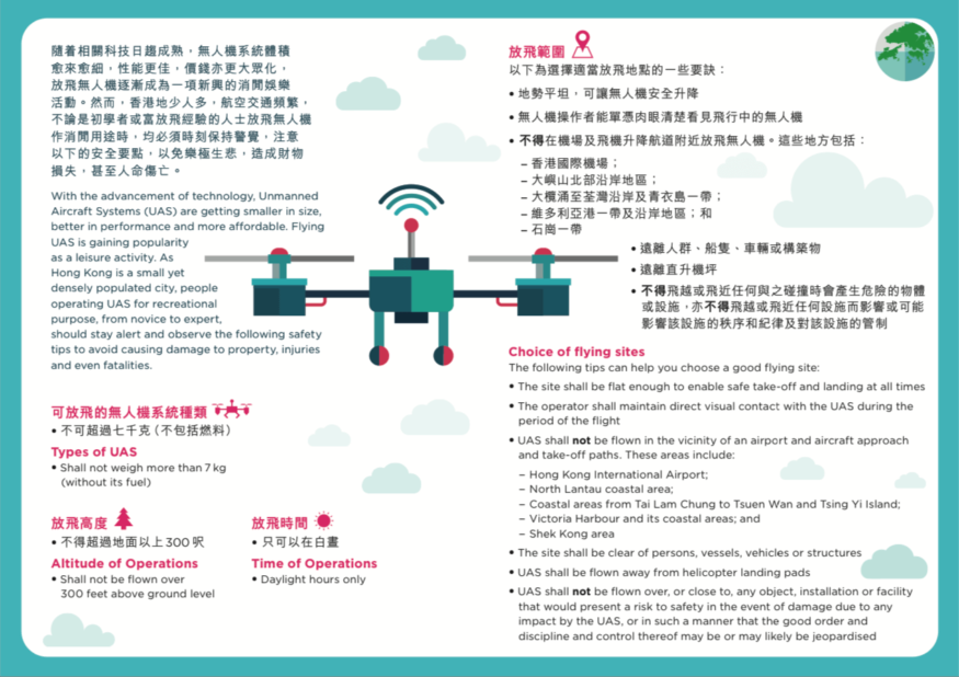 港府擬推行無人機登記制度　最快 2020 年落實