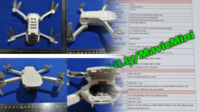 外媒引消息稱 DJI Mavic Mini 今月底面世　明年初還有 Mavic 3